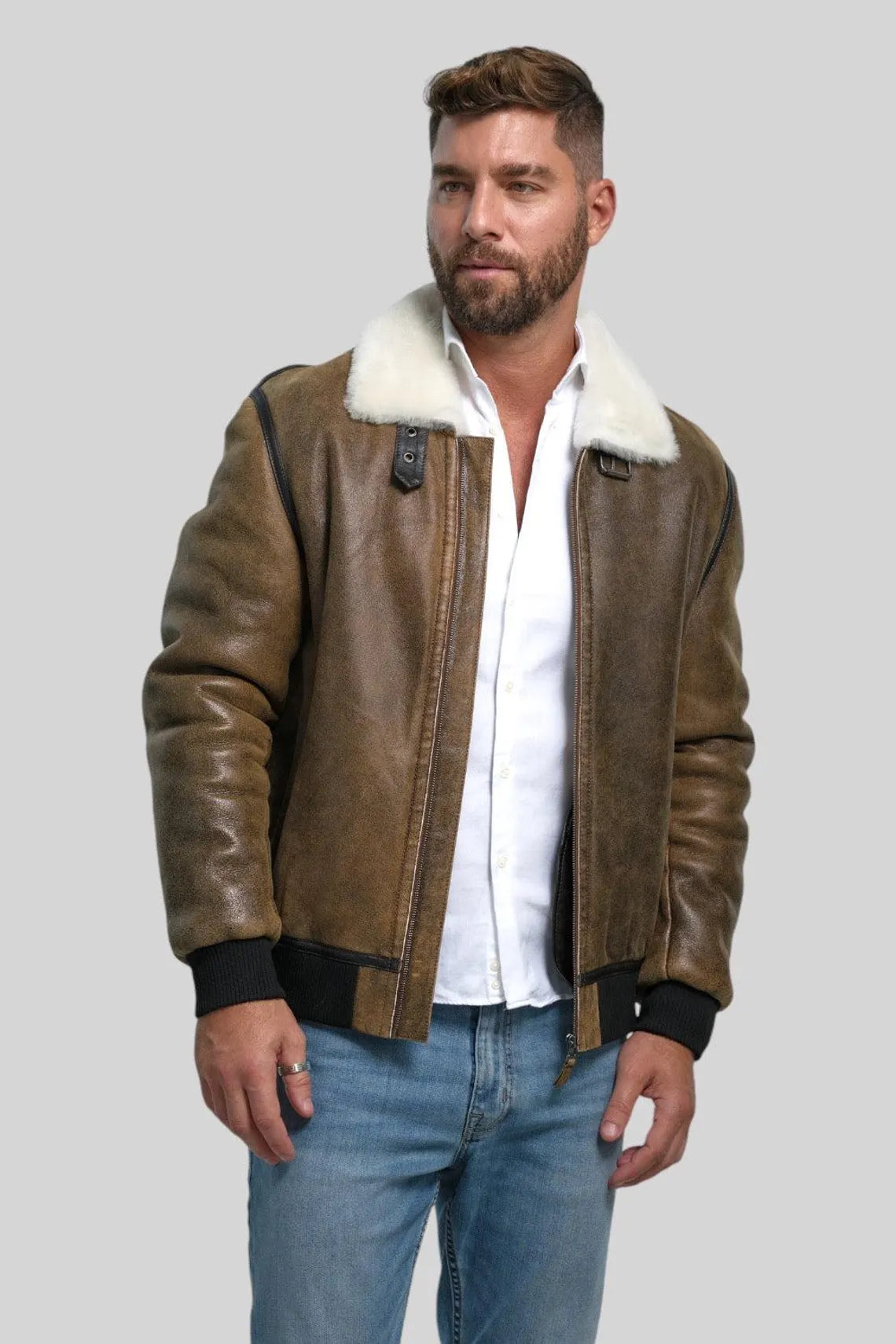 HANDMADE Lambskin LEATHER Jacket, COZY MEN'S Jacket, CASUAL DAY Jacket, BEST CHRISTMAS GIFT, PERSONALIZED GIFT FOR HIM