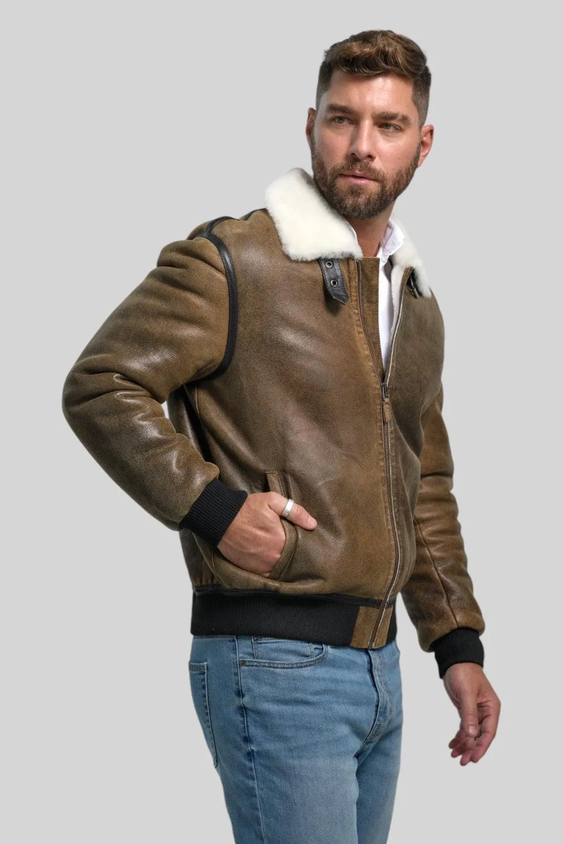 HANDMADE Lambskin LEATHER Jacket, COZY MEN'S Jacket, CASUAL DAY Jacket, BEST CHRISTMAS GIFT, PERSONALIZED GIFT FOR HIM