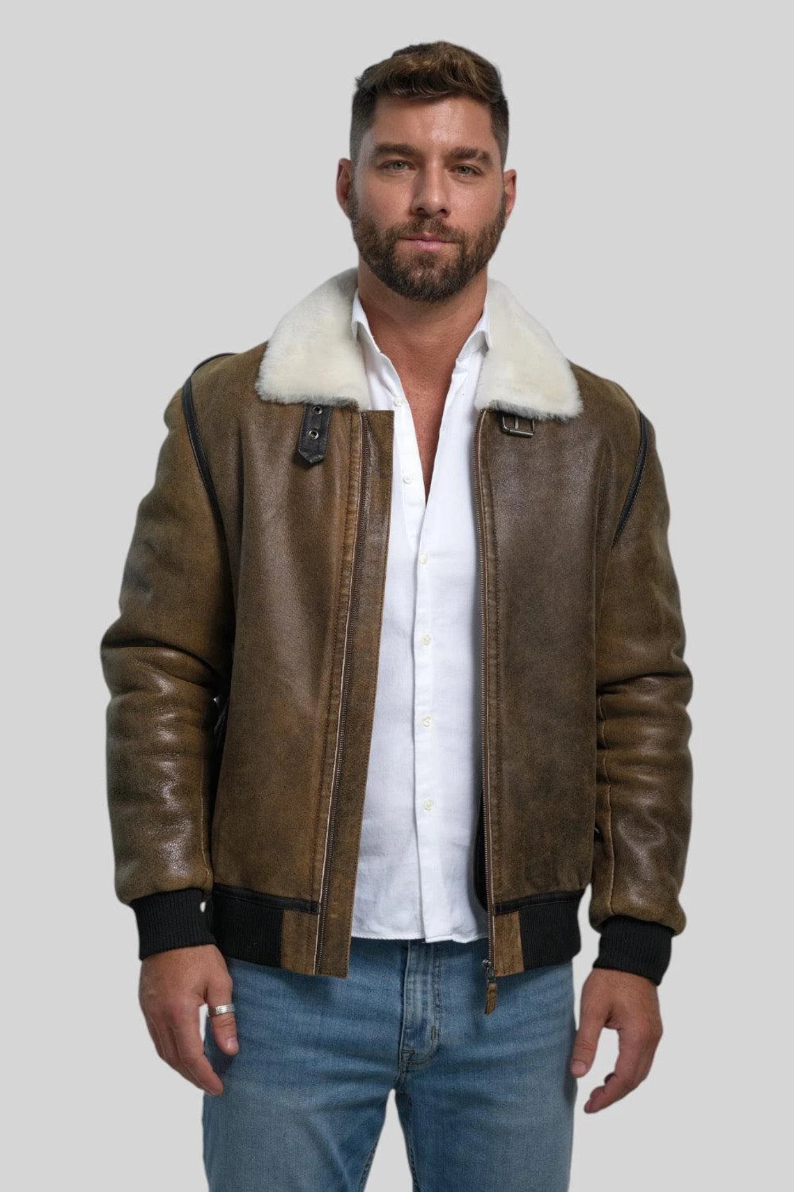 HANDMADE Lambskin LEATHER Jacket, COZY MEN'S Jacket, CASUAL DAY Jacket, BEST CHRISTMAS GIFT, PERSONALIZED GIFT FOR HIM